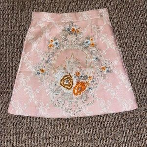Cool beaded mini skirt